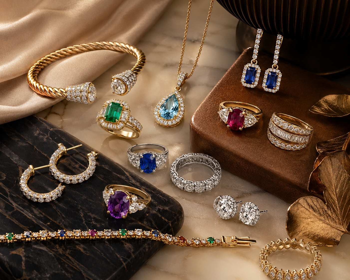 Luxury jewelry collections