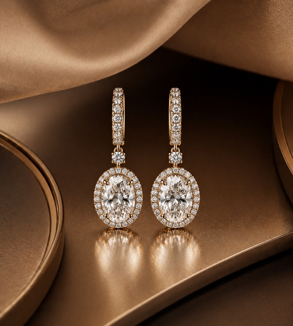 Diamond earrings